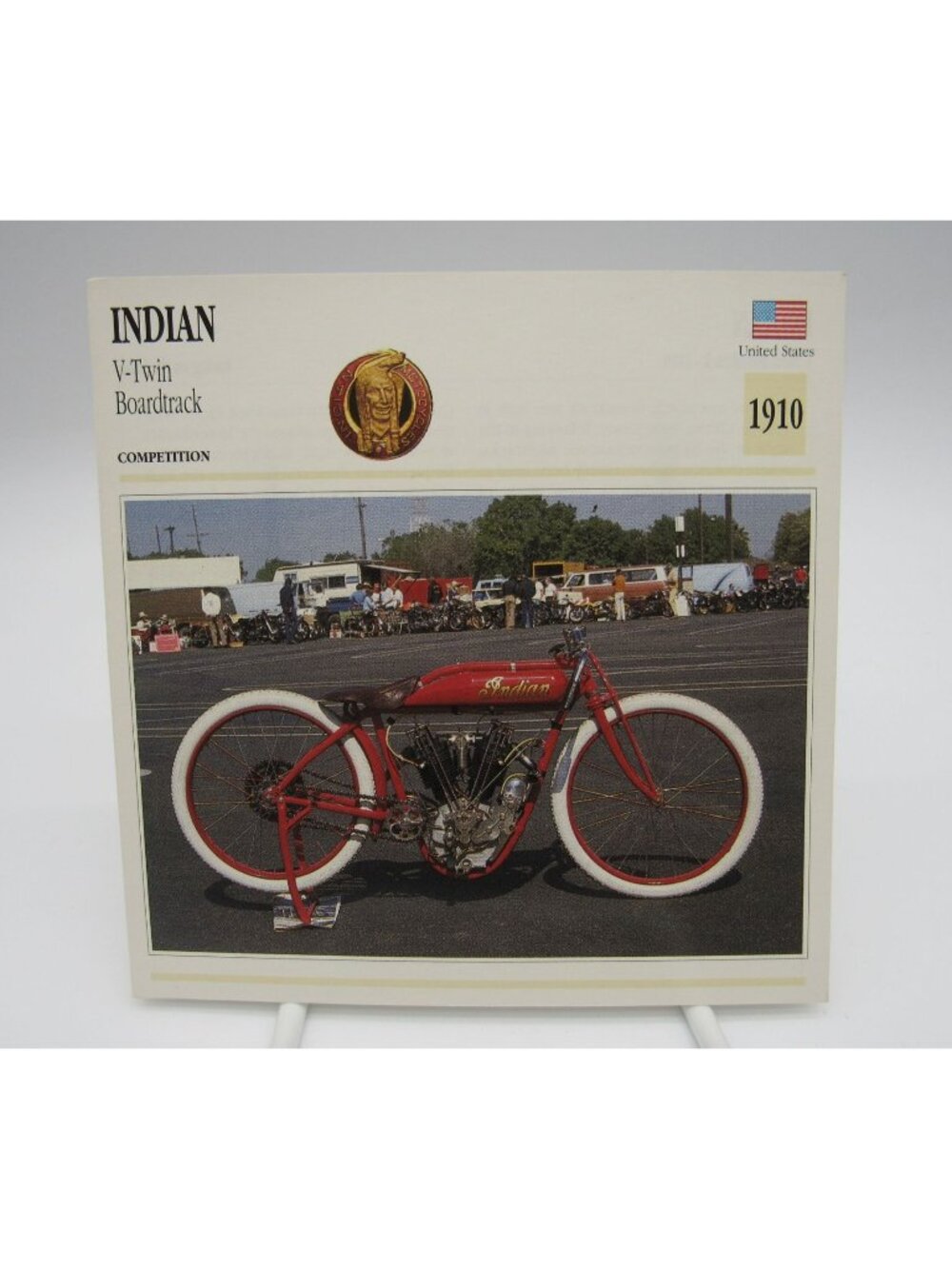 Indian V-Twin Boardtrack 1910 United States Competition Atlas Edito-Service SA